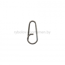 Застежки KAIDA Convert Bent Head Oval Split Ring K9033, 10 шт, серые