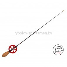 Удилище зимнее Lucky John C-TECH JIG LIGHT 3 секции 55 см, с катушкой, телескопическое