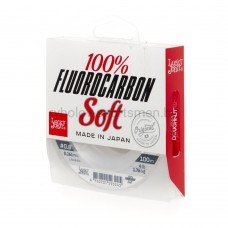 Леска монофильная Lucky John FLUOROCARBON Soft 100 м, прозрачная
