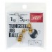 Груз чебурашка вольфрамовый Lucky John Pro Series TUNGSTEN JIG BALL GOLD