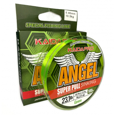 Леска монофильная KAIDA ANGEL, 100 м, зеленая