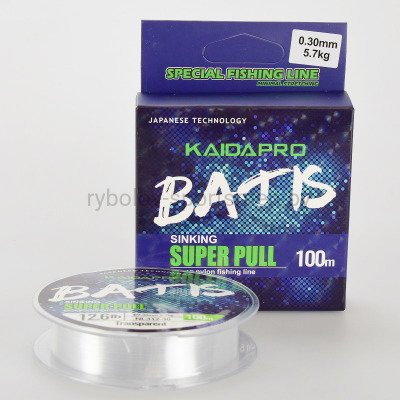 Леска монофильная KAIDA BATIS, 100 м, прозрачная