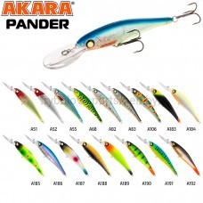Воблер Akara Pander 105F, 105 мм, 14 г, плавающий, для троллинга