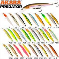 Воблер Akara Predator 100F, 100 мм, 11 г, плавающий