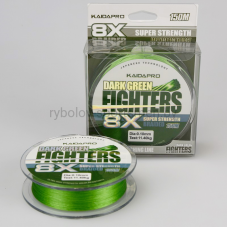 Леска плетеная Kaida Pro Fighters X8, 150 м, зеленая