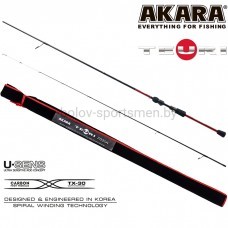 Спиннинг Akara Teuri ULS602, штекерный, тест 0,6-7 г, вес 68 г, 183 см