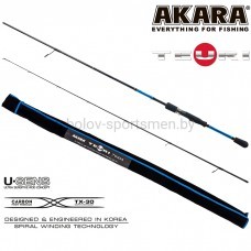 Спиннинг Akara Teuri MS702, штекерный, тест 8-24,5 г, вес 112 г, 210 см