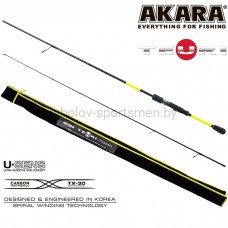 Спиннинг Akara Teuri MHS702, штекерный, тест 14-35 г, вес 113 г, 210 см
