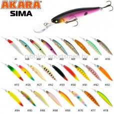 Воблер Akara Sima 90F, 90 мм, 12 г, плавающий