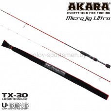 Спиннинг Akara Micro Jig Ultra, штекерный, тест 0,5-6 г, вес 100 г, 200 см
