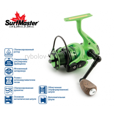 Катушка безынерционная Surf Master Tirata FT 3500A