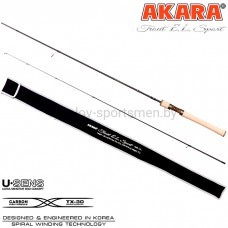 Спиннинг Akara Trout EL Sport UL, штекерный, тест 0,5-4,5 г, вес 77 г, 198 см