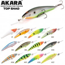 Воблер Akara Top Shad 105F, 105 мм, 18 г, плавающий, для троллинга