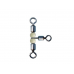 Вертлюжки тройные KAIDA 3-Way Swivels YM-1027, 10 шт Вертлюжки тройные KAIDA 3-Way Swivels YM-1027, 10 шт
