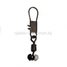 Вертлюги с застежкой KAIDA YM-5012, 10 шт, с пластиковой головкой